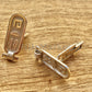Egyptian Sterling Silver Personalized Nmae English Arabic Or Hieroglyphics Cartouche Wedding Day Custom Cufflinks Cuff Links
