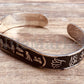 Egypt Wide Personalized Solid Silver Cartouche Cuff Bangle Bracelet Cartouche  - personalize cartouche -Cartouche Name Plate Bracelet
