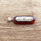 Amazing Egyptian Customized Name Personalized Nameplate White And Red Sterling Silver Cartouche Pendant ,WORLD WIDE Express Shipping