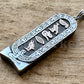 Egyptian Personalized Name Cartouche Dark Ebony Winged Isis Sterling Silver Cartouche Charm , WORLD WIDE Express Shipping,
