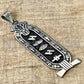 WORLD WIDE Express Shipping,  Egyptian Lotus Personalized Customized Name Sterling Silver Cartouche Pendant Necklace