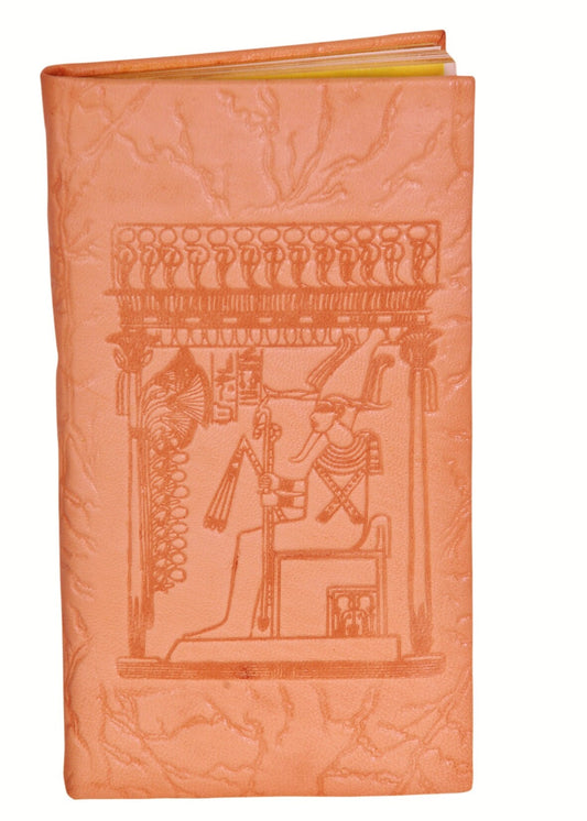 Egyptian Hand Made Horus Genuine Leather Bound Telephone Address Note Book