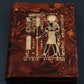 Large Egyptian Hand Made  Genuine Leather Phonebook Organizer Of Horus