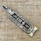 Get your name on Cartouche Egyptian Personalized Customized Ramses II & Winged Scarab Sterling Silver Customized Cartouche Charm Pendant