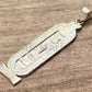 Get your name on Cartouche Egyptian Personalized Customized Ramses II & Winged Scarab Sterling Silver Customized Cartouche Charm Pendant