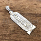 Egyptian Personalized Isis And Nefertiti Sterling Silver Nameplate Cartouche Pendant Necklace Charm WORLD WIDE Express Shipping