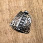 Egyptian Customized Wide Lotus And Scarab Sterling Silver Name Cartouche Charm, WORLD WIDE Express Shipping.