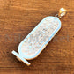 Egyptian Wide Sterling Silver Cartouche With Hieroglyphics On The Back Nameplate Pendant Your Name in Hieroglyphic Or English Or Arabic