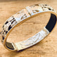 Egyptian Customized Sterling Silver Lotus Cartouche Cuff Bracelet Winged Scarab Lotus