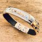 Egyptian Customized Sterling Silver Lotus Cartouche Cuff Bracelet Winged Scarab Lotus