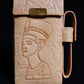 Egypt Hand Made Egyptian Genuine Fine Leather Nefertiti Cigarette Case Queen Nefertiti cigarette holder Ancient Egyptian