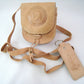 Egyptian Genuine Camel Leather Tutankhmun Cell Side Carry Case & Key Chain Set