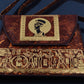 Big Egyptian Hand Made Genuine Leather Nefertiti Scene Genuine Leather Purse
