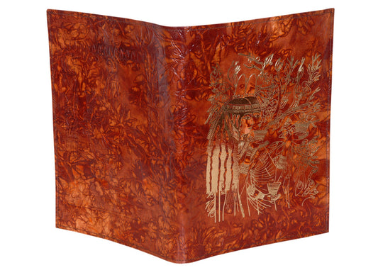 Egyptian Hand Made Genuine Leather Book Cover Unique Book Protector