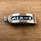 Egyptian Personalized Nameplate Inlaid Wide Sterling Silver Cartouche Pendant harm, WORLD WIDE Express Shipping