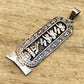 Egyptian Winged Scarab Sterling Silver Personalized Name Cartouche Pendant Charm Necklace ,WORLD WIDE Express Shipping ,