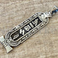 Get your name on Cartouche Egyptian Personalized Customized Ramses II & Winged Scarab Sterling Silver Customized Cartouche Charm Pendant