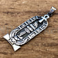Customized Egyptian Personalized Sterling Silver Ankh And Winged Scarab Cartouche Pendant Nameplate Charm , WORLD WIDE Express Shipping