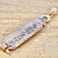 Egyptian Personalized Nameplate Ankh Sterling Silver Cartouche Charm , WORLD WIDE Express Shipping