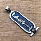 Egyptian Wide Sterling Silver Cartouche With Hieroglyphics On The Back Nameplate Pendant Your Name in Hieroglyphic Or English Or Arabic