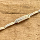 Put Your Name On Egyptian Customized Sterling Silver Lotus Cartouche Inlaid Cuff Links Bracelet