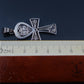 Lovely egyptian silver Ankh life key With Scarab Pendant Charm