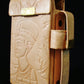 Egypt Hand Made Egyptian Genuine Fine Leather Nefertiti Cigarette Case Queen Nefertiti cigarette holder Ancient Egyptian