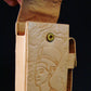 Egypt Hand Made Egyptian Genuine Fine Leather Nefertiti Cigarette Case Queen Nefertiti cigarette holder Ancient Egyptian