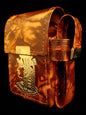 Egypt Hand Made Egyptian Genuine Fine Leather Nekhbet Cigarette Case Nekhbet cigarette holder Ancient Egyptian With Side Lighter Pocket