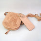 Egyptian Genuine Camel Leather Tutankhmun Cell Side Carry Case & Key Chain Set