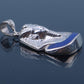 Egyptian Solid Sterling Silver Enameled Tutankhamun Tut Mask Mummy Charm Pendant Tut mask charm king tut charm