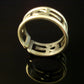 Shiny Egyptian Sterling Silver Hallmarked Life Key Ankh Key Of Life Ring