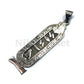 Egyptian Queen Cleopatra And Winged Isis  Personalized Sterling Silver Cartouche Pendant  , Name Cartouche Charm - Egyptian Jewelry