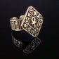 Egyptian Solid Sterling Silver Key Of Life Ring Life Key Ankh And Hieroglyphics Ring Cross Life Key Jewelry