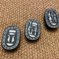 Group Of 3 Black Outstanding Black Scarabs Khepri The Sacred Beetle Statue