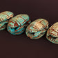 Group Of 4 Commemorative Fabulous Hand Carved Steatite Scarabs Beetles