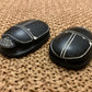 Group Of 2 Outstanding Black Scarabs Khepri The Sacred Beetle Statues