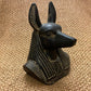 Amazing Commemorative Ancient Egyptian God Anubis Shown As A Jackal Bust Wearing a Wig  Handcrafted In Egypt SALE