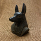 Amazing Commemorative Ancient Egyptian God Anubis Shown As A Jackal Bust Wearing a Wig  Handcrafted In Egypt SALE