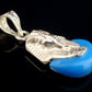 Egyptian Solid Sterling Silver Inlaid Tutankhamun Tut King Tut Tut Mask Charm Pendant