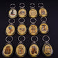 Wholesale Group of 12 Egyptian Commemorative KeyChain Keyring-Ramses Keychain-Eye Of Horus Keychain -  Nekhbat Keyring- Eye Of Horus Keyring