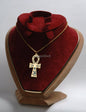 Ethnic Egyptian Brass Colored Enamelled Ankh Life Key Necklace Key Of Life jewelry Life Key Necklace
