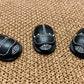 Group Of 3 Black Outstanding Black Scarabs Khepri The Sacred Beetle Statue