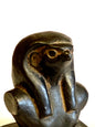 Superb Ancient Egyptian Horus Falcon On Hieroglyphic Base Commemorative Statue
