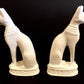 Group Of Two Majestic Ancient Egyptian Goddess Bastet Bast Cat Statues  SALE