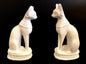 Group Of Two Majestic Ancient Egyptian Goddess Bastet Bast Cat Statues  SALE