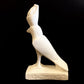 Amazing Ancient Egyptian God Horus Falcon With Ankh Statue On Hieroglyphic Base SALE