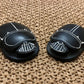 Group Of 2 Outstanding Black Scarabs Khepri The Sacred Beetle Statues
