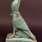 Huge Gorgeous Commemorative  Egyptian God Horus as Flacon Wearing Crown Statue