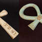 Fabulous Large Ankh Life Key Figure With Eye Of Horus And Cartouche On 12.2 Inch